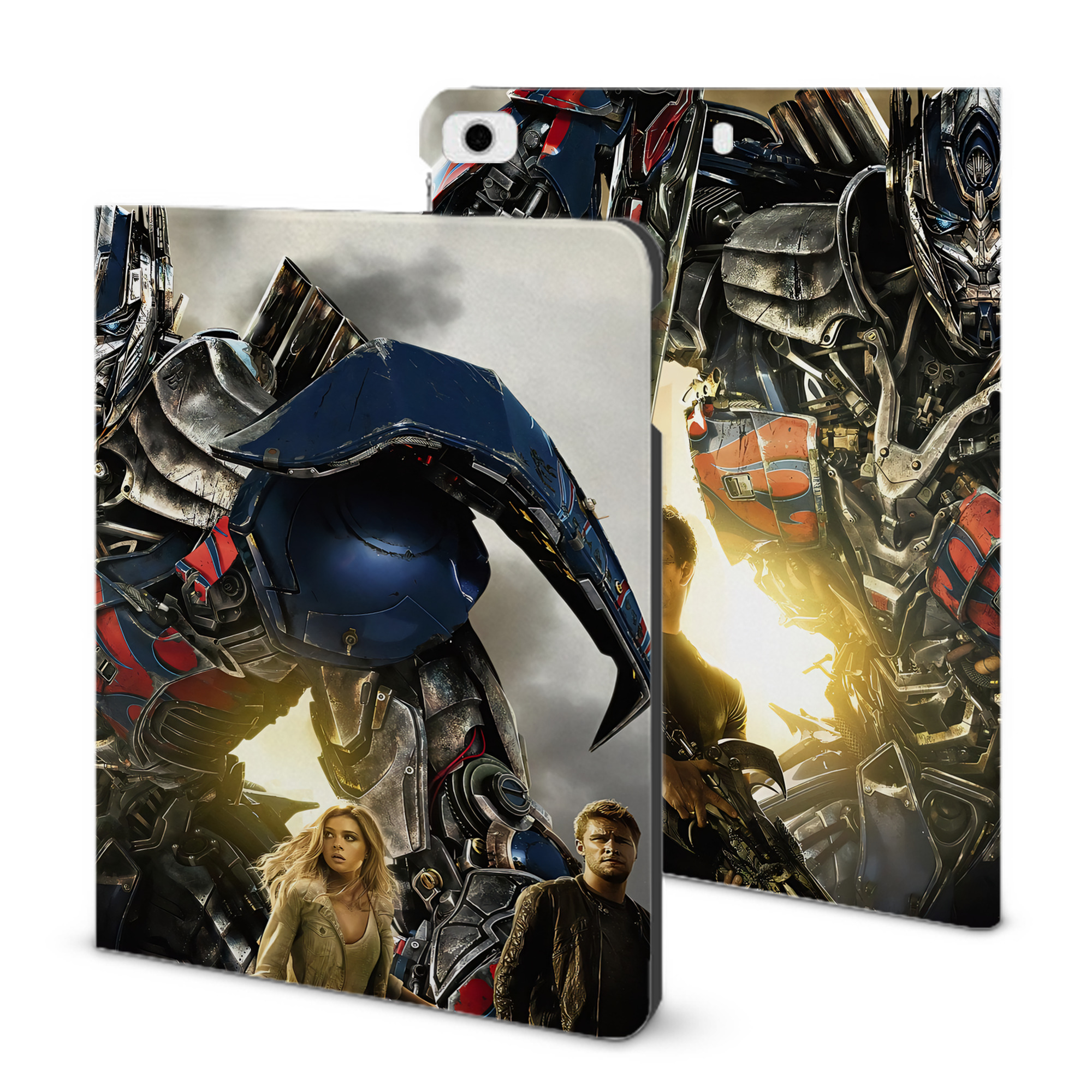 （画像用） Transformers トランスフォーマー IPad ケース ブック型 PUレザー TPU 耐衝撃 軽量 薄型 ペン収納なし 全面保護 IPad 各モデル対応